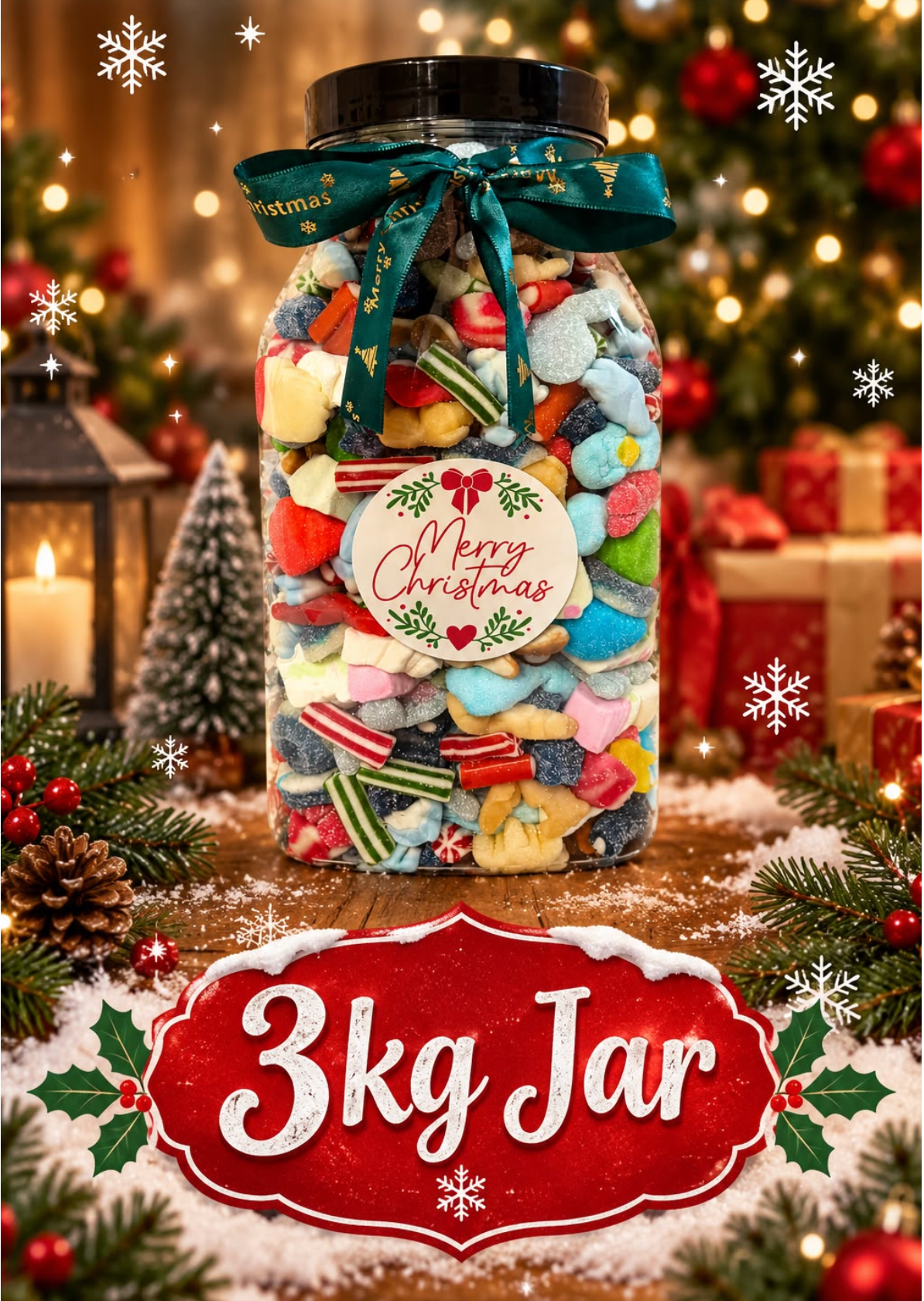 Christmas 3kg Jar