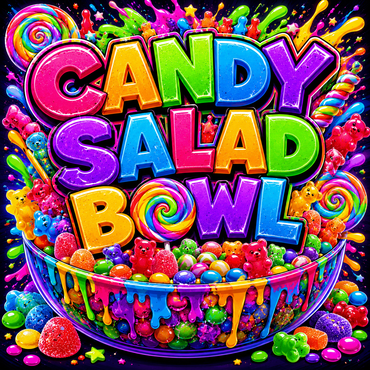 Candy Salad Bowls