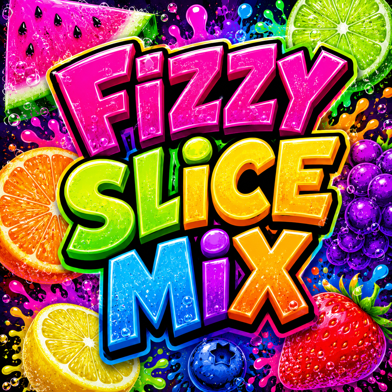 Mixed Fizzy Fruit Slices
